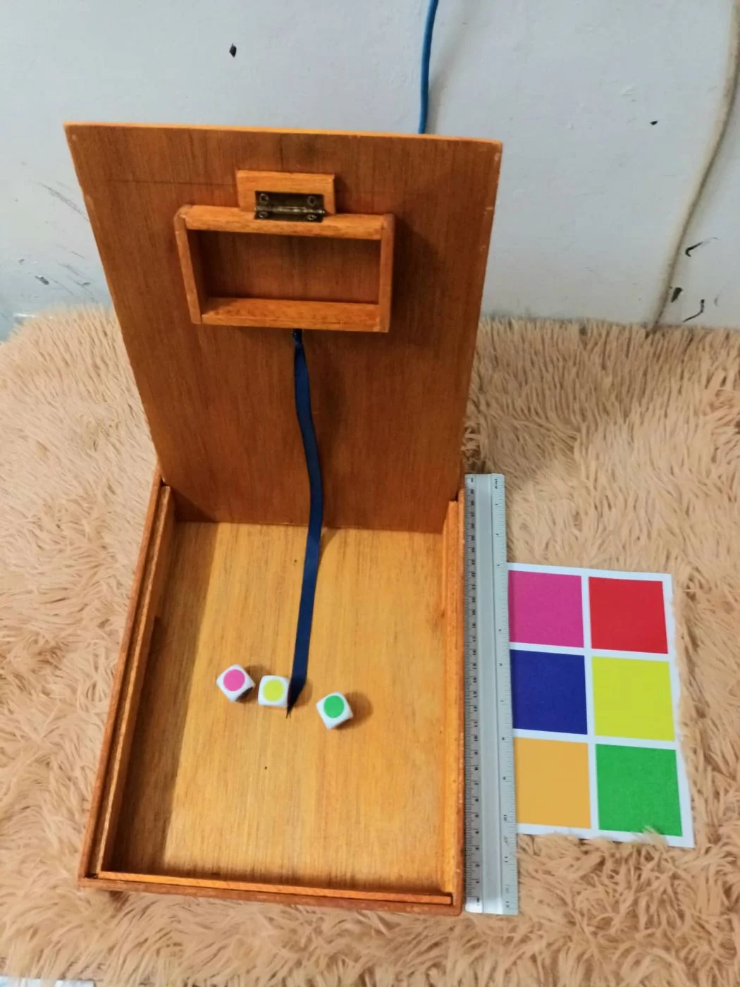 Traditional Philippine peryahan carnival color game betting board