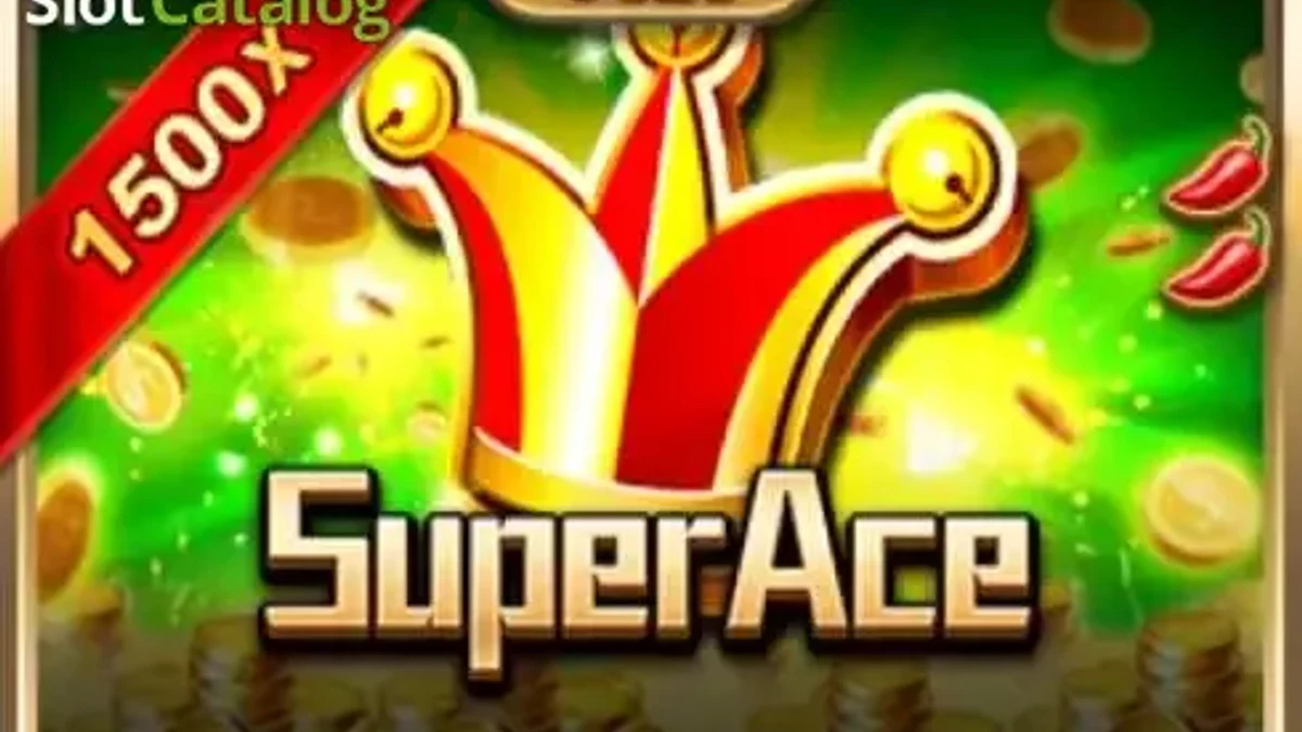 Super Ace Slot Machine Golden Card Interface and Cascade Multipliers